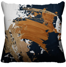 Online Designer Combined Living/Dining Wintta Abstract Indoor/Outdoor Reversible Throw Pillow