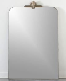 Online Designer Bedroom Nouveau Modern Brass Lacquered Iron Full-Length Floor Mirror 48"X78"