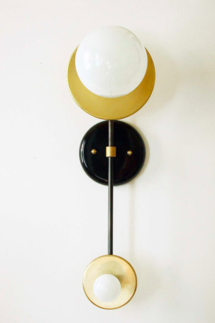 Online Designer Bathroom Double Wall Brass Sconce Lamp 
