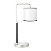 Online Designer Home/Small Office Woven Leather Table Lamp