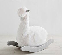 Online Designer Nursery Monique Lhuillier Swan Kid Rocker