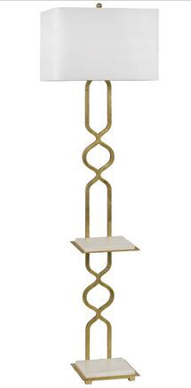 Online Designer Studio Regina Andrew Ace Gold Leaf Floor Lamp