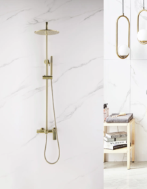 Online Designer Bathroom MDSS98051VK Tub and Shower Faucet with Rough-in Valve Rain Shower Heads