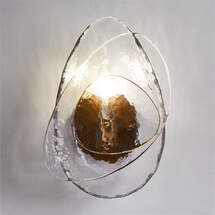 Online Designer Other Darya Layered Glass Wall Sconce Light