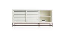 Online Designer Living Room Clapboard White 60" Media Console