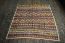 Online Designer Bedroom Red, Yellow & Grey Camp Blanket