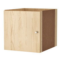 Online Designer Bedroom KALLAX Insert with door, birch effect birch effect
