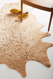 Online Designer Combined Living/Dining Cabin Faux Hide Rug