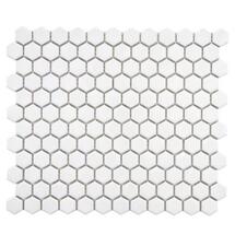 Online Designer Kitchen Merola Tile metro hex glossy white