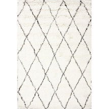 Online Designer Living Room Moderna Moroccan Ivory Shag Area Rug by nuLOOM