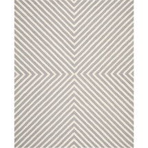 Online Designer Living Room Paloma Silver & Ivory Area Rug