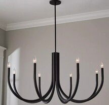 Online Designer Dining Room Waverly Chandelier - 8 Light