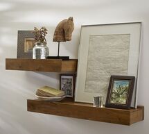 Online Designer Home/Small Office Rustic Wood Shelf