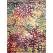 Online Designer Home/Small Office Safavieh Monaco Pink/ Multi Rug 