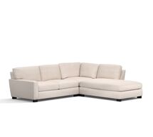 Online Designer Living Room TURNER SQUARE ARM UPHOLSTERED 3-PIECE BUMPER SECTIONAL