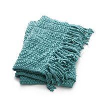 Online Designer Living Room Marley Aqua Throw