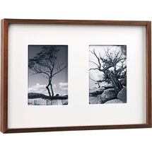 Online Designer Living Room walnut multi 2 5x7 box picture frame