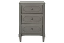 Online Designer Bedroom Rose Nightstand, Steel