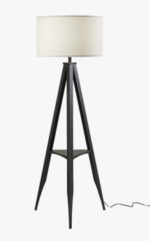 Online Designer Combined Living/Dining Aurora Metal Tripod Floor Lamp