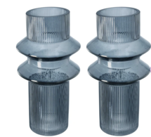 Online Designer Business/Office Glass Table Vase (Set of 2)