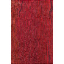 Online Designer Bedroom Cinzia Red Abstract Area Rug by Filament