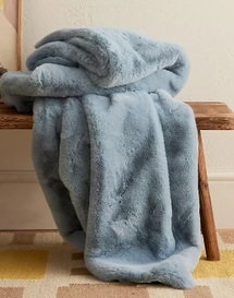 Online Designer Bedroom The Sophie Faux Fur Throw Blanket
