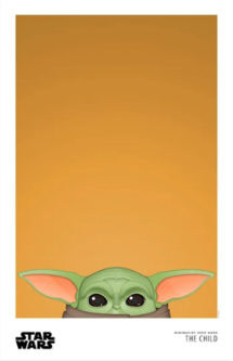 Online Designer Bedroom Star wats wall art
