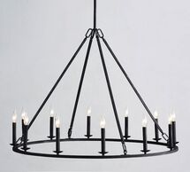 Online Designer Other Remington Iron Round Chandelier