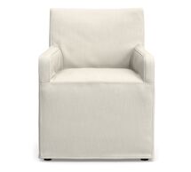 Online Designer Patio Jake Slipcovered Outdoor Dining Armchair