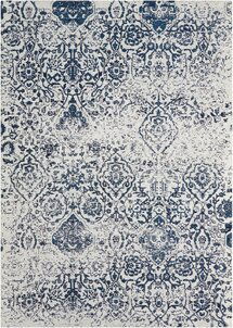 Online Designer Bedroom Kleinschmidt Ivory/Navy Area Rug