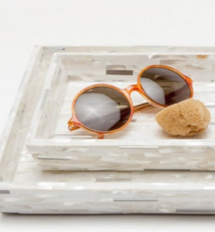 Online Designer Bathroom Stone Finish Serving Trays