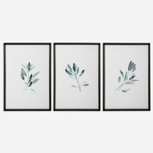Online Designer Hallway/Entry Simple Sage Framed Print, S/3