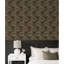 Online Designer Bathroom Tommy Bahama Shadow Palms Peel And Stick Wallpaper Roll