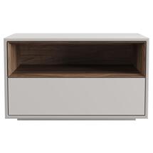 Online Designer Other Modloft Madison Modern Classic Matte Grey Wood One Drawer Nightstand