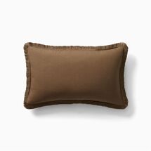Online Designer Living Room TENCEL™ Linen Fringe Pillow Cover