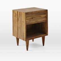 Online Designer Bedroom Alexa Reclaimed Wood Nightstand