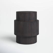 Online Designer Bedroom Boyes 18'' Tall Solid Wood Block End Table