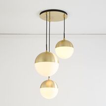 Online Designer Dining Room Rejuvenation Cedar + Moss Chandelier