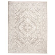 Online Designer Combined Living/Dining Rectangle 10' X 14' Calidia Oriental Beige/Cream Area Rug