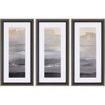Online Designer Home/Small Office In the Distance by Loreth 3 Piece Framed Painting Print Set