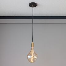 Online Designer Bedroom Tala Pendant w/ Voronoi II Bulb