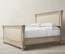 Online Designer Bedroom ST. JAMES FABRIC PANEL BED WITH FOOTBOARD