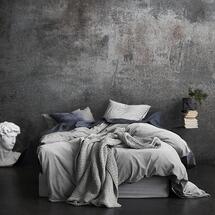 Online Designer Bedroom Dark Gray Grunge Wall Mural, Peel and Stick Wallpaper