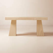 Online Designer Home/Small Office Ridge Bleached Oak Desk with Drawer