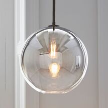 Online Designer Kitchen Sculptural Glass Globe Pendant - Large