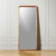 Online Designer Bedroom Acacia Wood Floor Mirror