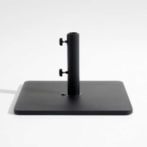 Online Designer Patio Square Black Metal Outdoor Patio Umbrella Base
