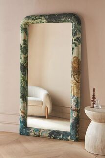 Online Designer Combined Living/Dining Judarn Upholstered Fabric Mirror