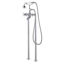 Online Designer Bathroom Cromwell Double Handle Floor Mounted Clawfoot Tub Faucet