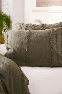 Online Designer Bedroom Willow Fringe Sham Set